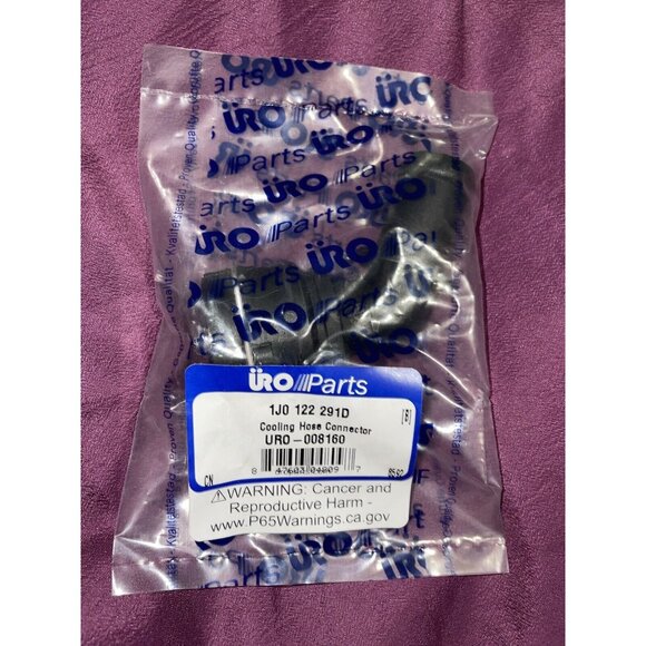 URO Parts Cooling Hose Connector 1J0122291D Fits VW Beetle Golf Jetta Passat - Picture 2 of 2